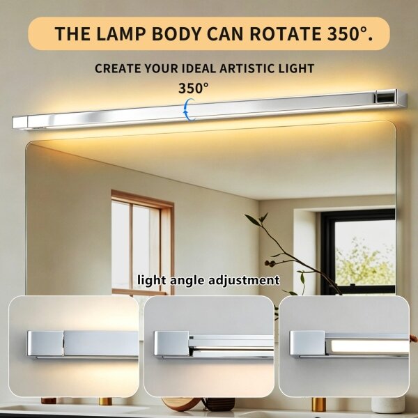 Brilagi - Illuminazione LED per specchio da bagno AQUA LINE LED/36W/230V 120 cm IP44 cromato lucido