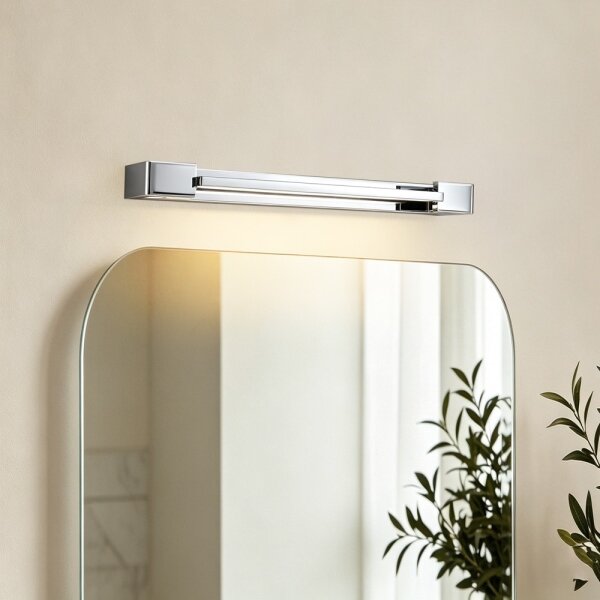 Brilagi - Illuminazione LED per specchi da bagno AQUA LINE LED/12W/230V 45 cm IP44 finitura cromata lucida