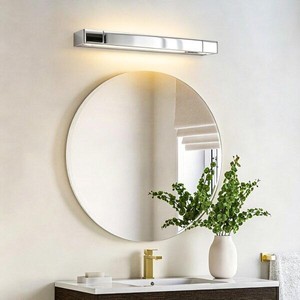 Brilagi - Illuminazione LED per specchi da bagno AQUA LINE LED/12W/230V 45 cm IP44 finitura cromata lucida