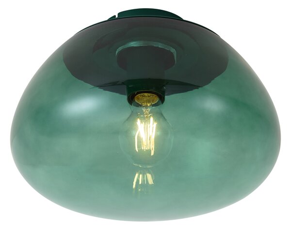 Plafoniera di design verde con vetro verde - Giselle
