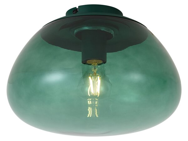 Plafoniera di design verde con vetro verde - Giselle