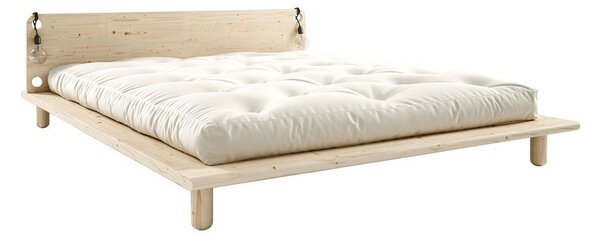 Letto matrimoniale in legno di pino con griglia 160x200 cm Peek - Karup Design