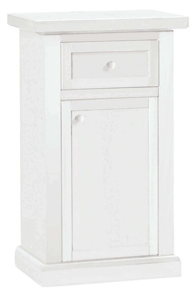 KALEB - mobile portatelefono in legno massello cm 46 x 31 x 76 h