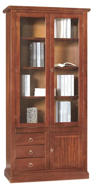 KAITLYNN - mobile con vetrina in legno massello