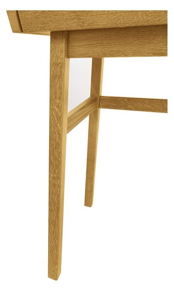 Scrivania in stile segreteria con effetto rovere 44x115 cm Carteret – Woodman