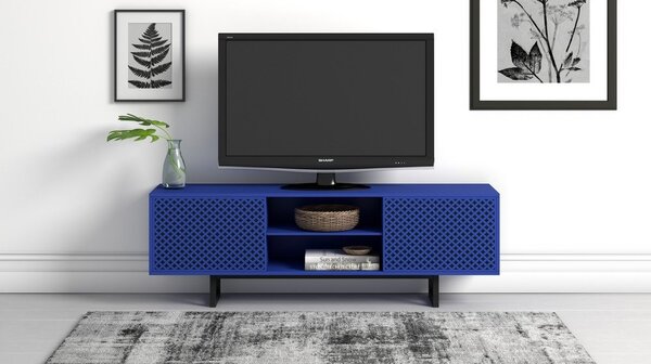 Tavolo TV blu Camden Diamond - Woodman