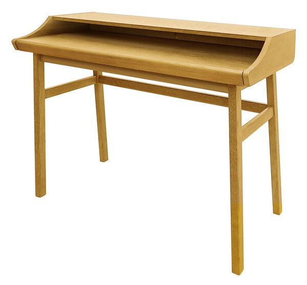 Scrivania in stile segreteria con effetto rovere 44x115 cm Carteret – Woodman