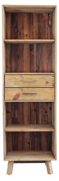 PINUS - libreria con 2 cassetti e 4 ripiani