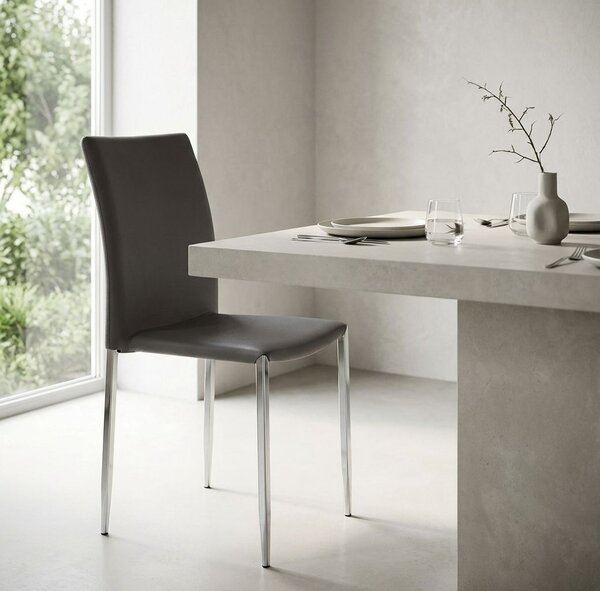 AMELIA - sedia moderna in ecopelle