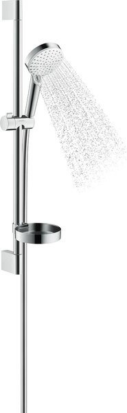 Set doccia hansgrohe Crometta Vario/Unica 650 mm bianco/cromo con Cassetta, 1 pz