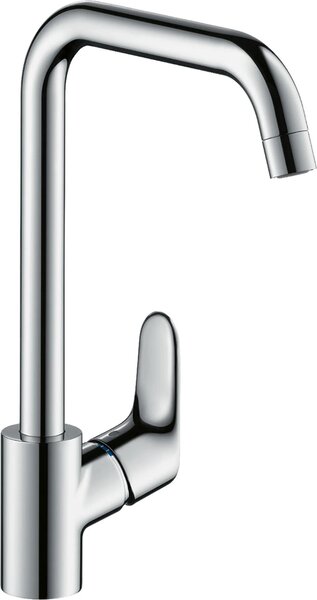 Miscelatore per lavello hansgrohe Focus con bocca girevole cromata, 1 pezzo