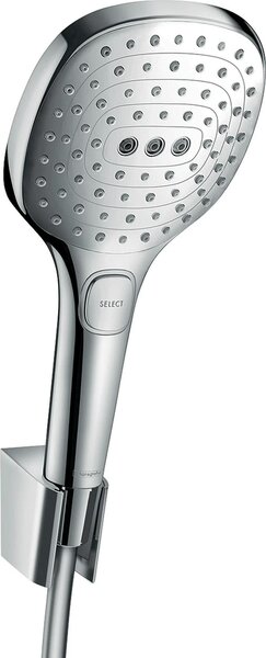 Set doccia hansgrohe Raindance Select E 120 Porter"S cromato con tubo doccia da 1250 mm, 1 pz