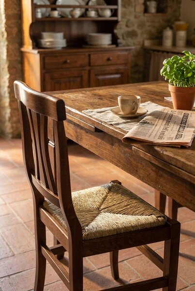 HOLLY - sedia curve in legno massello