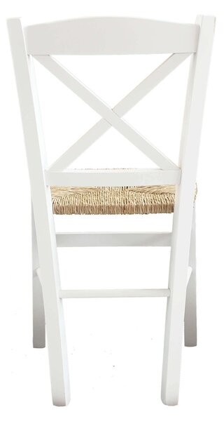 HALLIE - sedia croce in legno massello