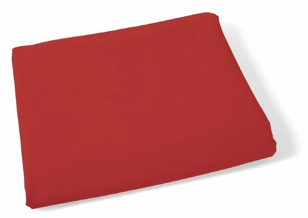 Tovaglia rossa 140x180 cm in twill di puro cotone 8 posti ta