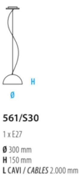 Lampadario moderno fratelli braga dune 561 s30 e27 led metallo - Fratelli Braga