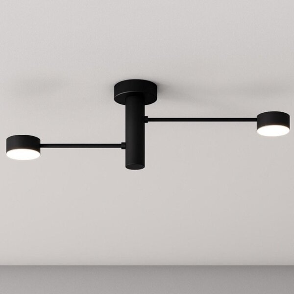 Plafoniera moderna top light octopus 1227 2 gx53 led orientabile metallo - Top Light