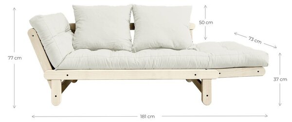 Divano variabile Naturale Chiaro/Crema Beat - Karup Design