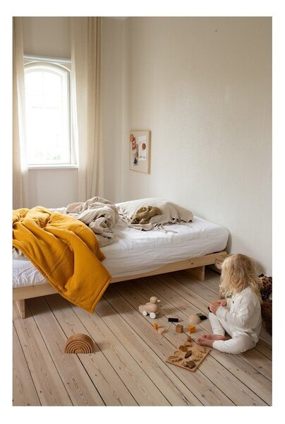 Letto matrimoniale in legno di pino 160x200 cm Kanso - Karup Design