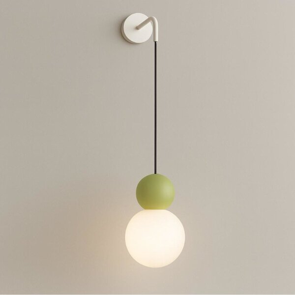 Applique moderno top light cottage 1228 a g9 led vetro metallo - Top Light