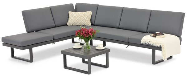 Set di mobili da giardino Garden Point 4in1 Asti antracite