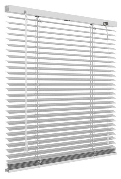 Tenda veneziana per finestra in pvc bianca - 100x160 cm