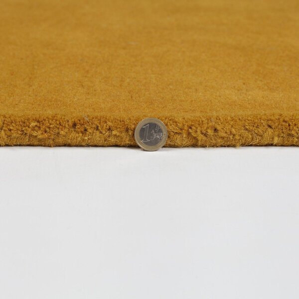 Tappeto in lana giallo/beige 60x230 cm Collage - Flair Rugs