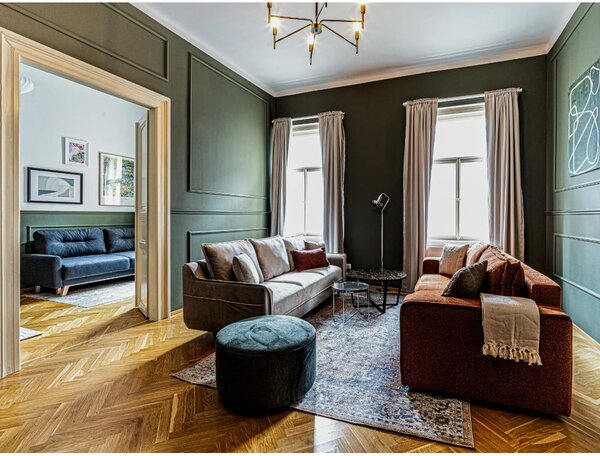 Divano letto beige Emile - Bobochic Paris