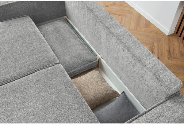 Divano letto grigio chiaro Emile - Bobochic Paris