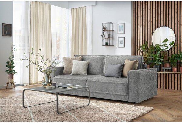 Divano letto grigio chiaro Emile - Bobochic Paris