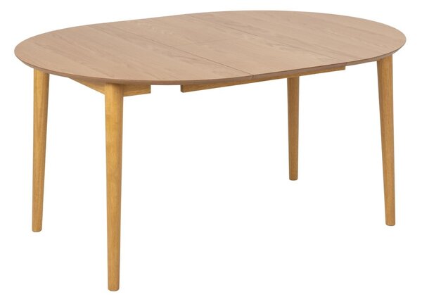 Tavolo da pranzo rotondo con effetto rovere allungabile con estensione ø 115 cm Montreux – Actona