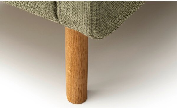 Letto matrimoniale imbottito verde con contenitore con rete inclusa 160x200 cm Lotte – Meise Möbel