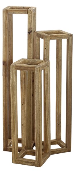 RAVI - fioriera piccola in legno riciclato