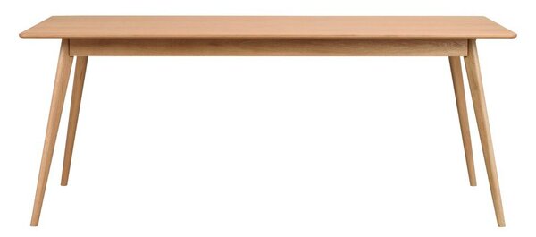 Tavolo da pranzo pieghevole con piano in legno di frassino 190x90 cm Yumi - Rowico