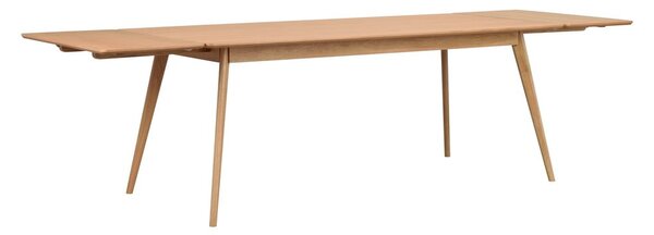 Tavolo da pranzo pieghevole con piano in legno di frassino 190x90 cm Yumi - Rowico