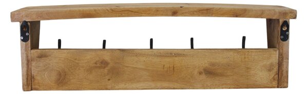 LIVIO - appendiabiti in legno di mogano