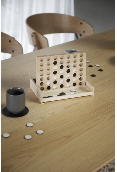 Tavolo da pranzo pieghevole con piano in legno di frassino 190x90 cm Yumi - Rowico