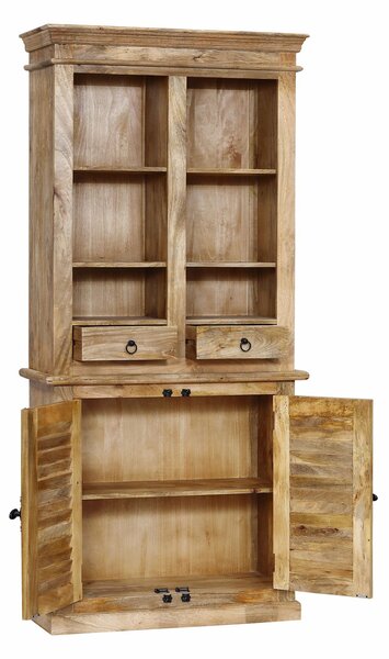 AROLD - mobile in legno di mango con 2 ante e 2 cassetti