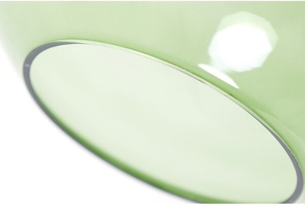 Lampada da soffitto verde con paralume in vetro ø 30 cm Mayson - Light & Living