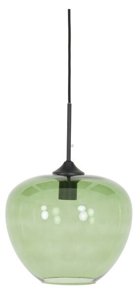 Lampada da soffitto verde con paralume in vetro ø 30 cm Mayson - Light & Living