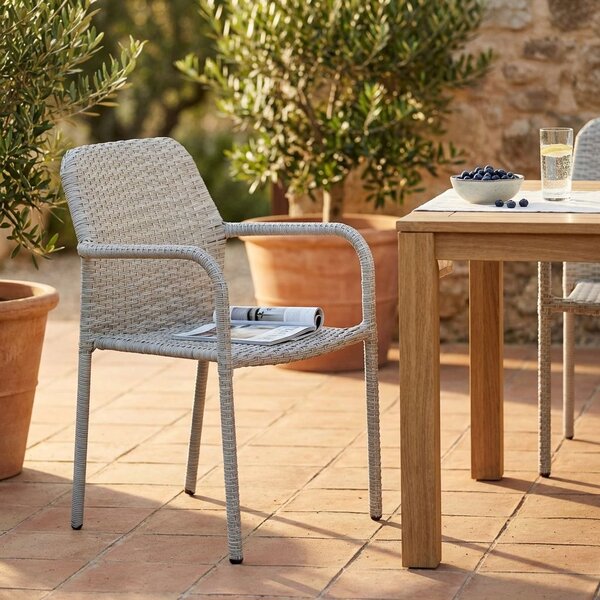 AXONA - poltrona da giardino in rattan sintetico