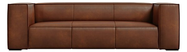 Divano in pelle marrone cognac 227 cm Madame - Windsor & Co Sofas