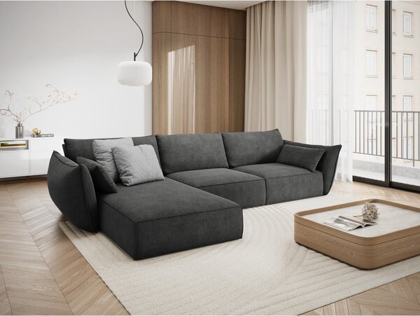 Divano angolare grigio (angolo sinistro) Vanda - Mazzini Sofas