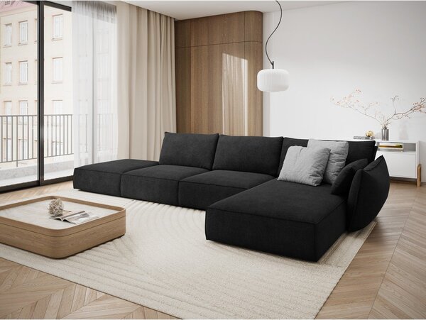 Divano angolare grigio scuro (angolo destro) Vanda - Mazzini Sofas