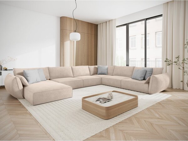 Divano angolare beige (angolo destro) Vanda - Mazzini Sofas