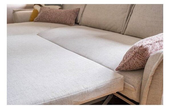 Angolo del divano letto azzurro, angolo sinistro Charming Charlie - Miuform