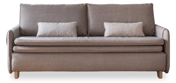Divano letto marrone chiaro 207 cm Simon - Miuform