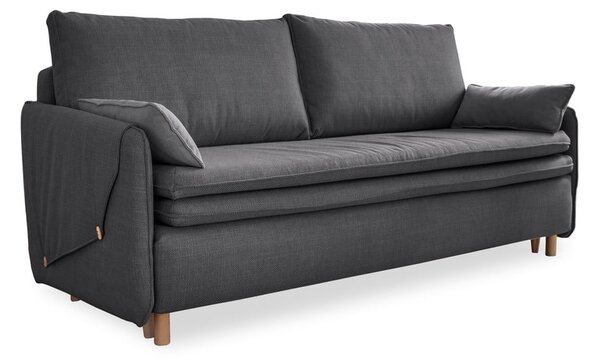 Divano letto grigio scuro 207 cm Simon - Miuform