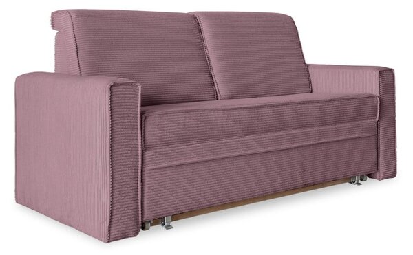 Divano letto rosa 168 cm Lucky Lucy - Miuform