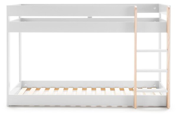 Letto a castello bianco per bambini 90x190 cm Angel - Marckeric